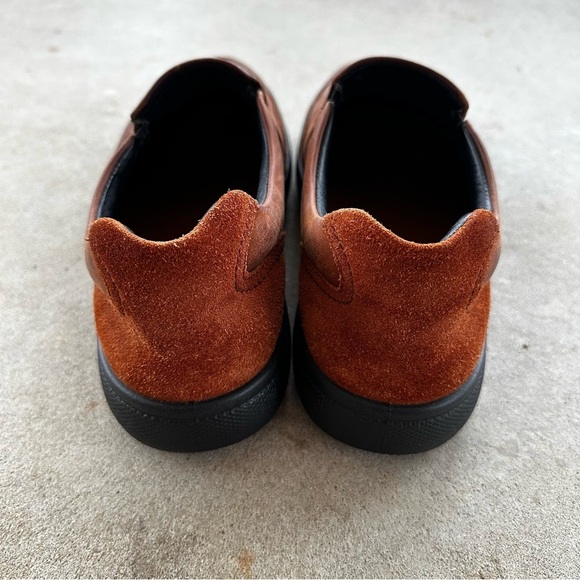 Hotter Leather Slip On Brown Shoes Men’s Size 9.5 Made in England